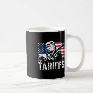 Mug Tarifs Trump Usa Drapeau Commerce Puissance Drôle 