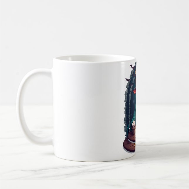 Mug Tarot de vache de la terreur (Gauche)