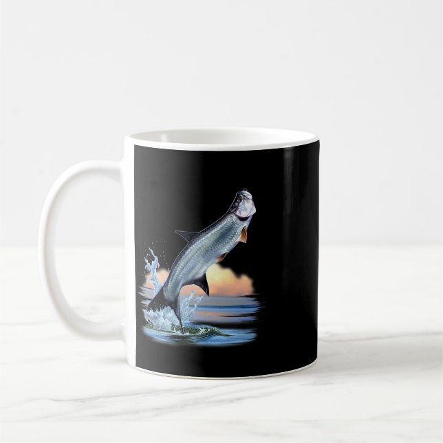 Mug Tarpon Poisson Eau Douce Faune Chasse Pêche A (Gauche)
