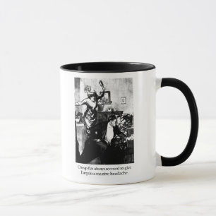 Mug Tarquin et sifflement bon marché