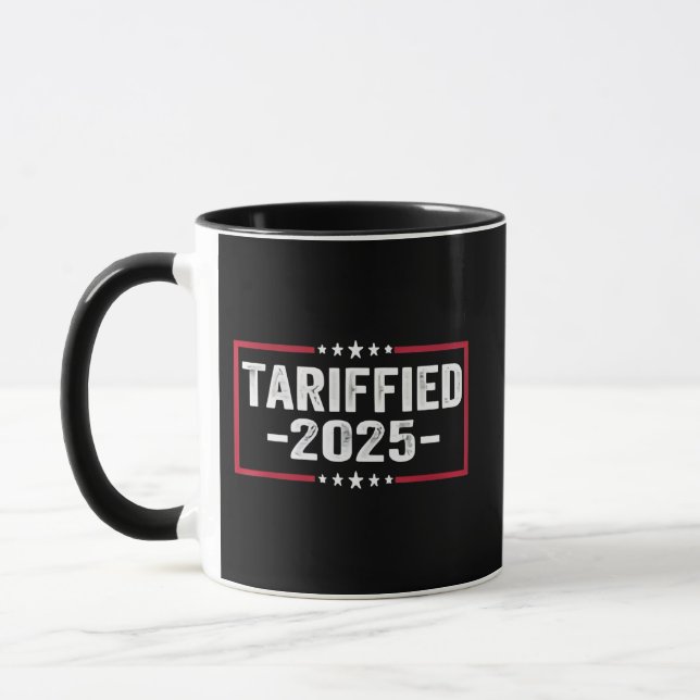 Mug Tarrified 2025 Politic American Tarrifs (Gauche)