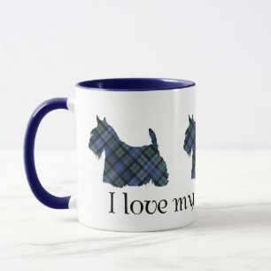 Mug Tartan Black Watch Scottish Terrier