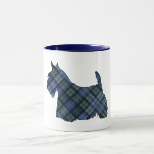 Mug Tartan Black Watch Terrier Écossais