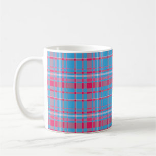 Mug Tartan bleu et rouge