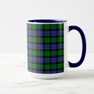 Mug Tartan bleu et vert