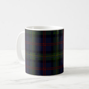 Mug Tartan Clan Malcolm Vert Violet Écossais à carreau
