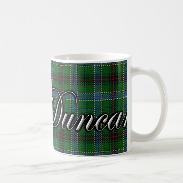 Mug Tartan de classique de Duncan de clan (Droite)