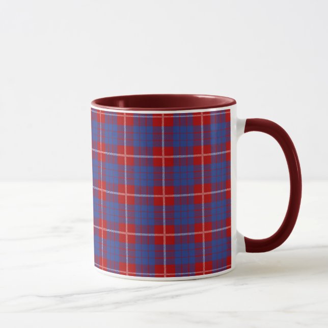 Mug Tartan de Hamilton de clan (Droite)