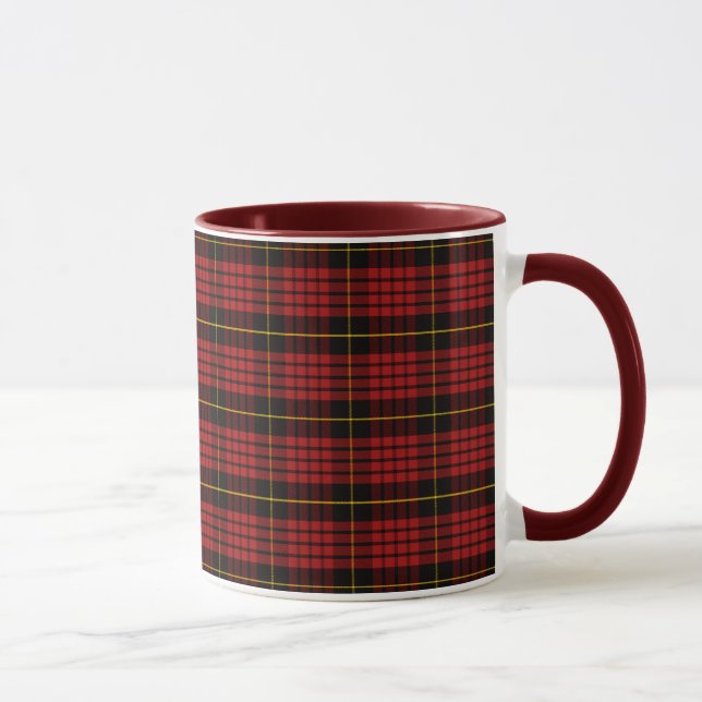 Mug Tartan de MacQueen de clan (Droite)