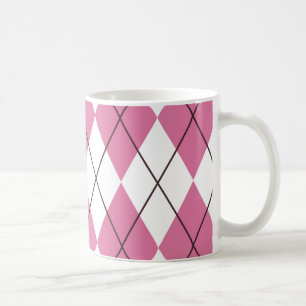 Mug Tartan des années 70 rose