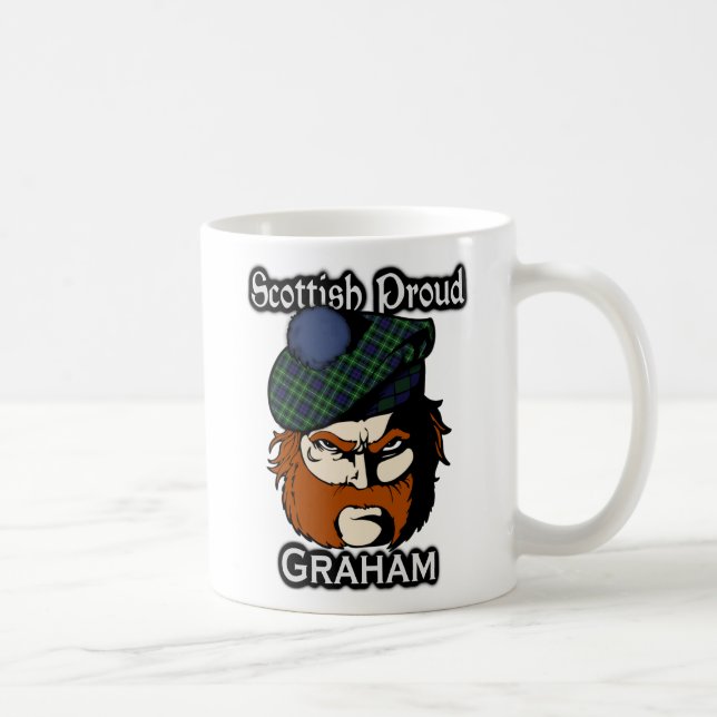 Mug Tartan Écossais Clan Graham Écosse (Droite)