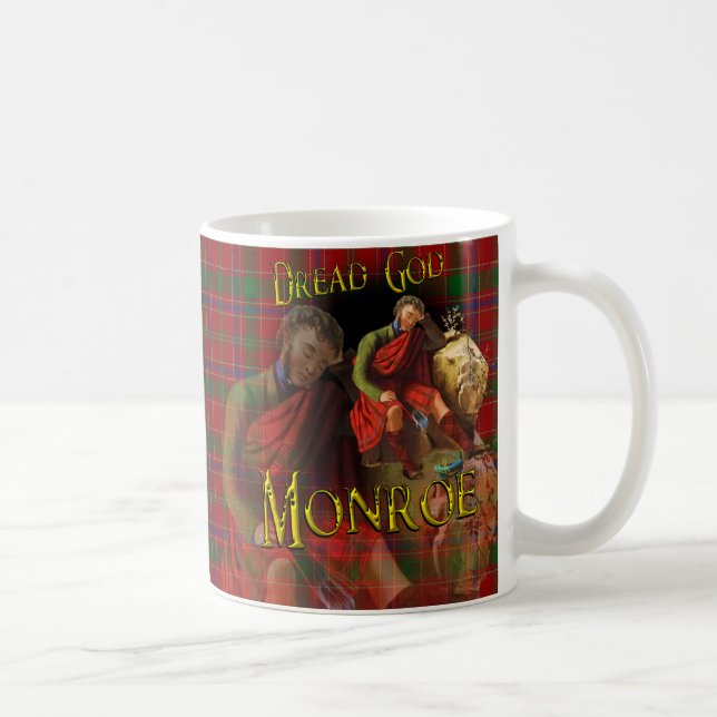 Mug Tartan écossais de Monroe Munro de clan (Droite)
