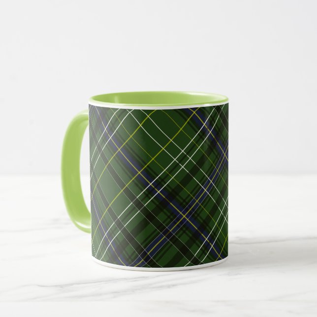Mug Tartan en vert (Devant gauche)