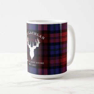 Mug Tartan Plaid Clan MacLachlan Famille Maison de Lac