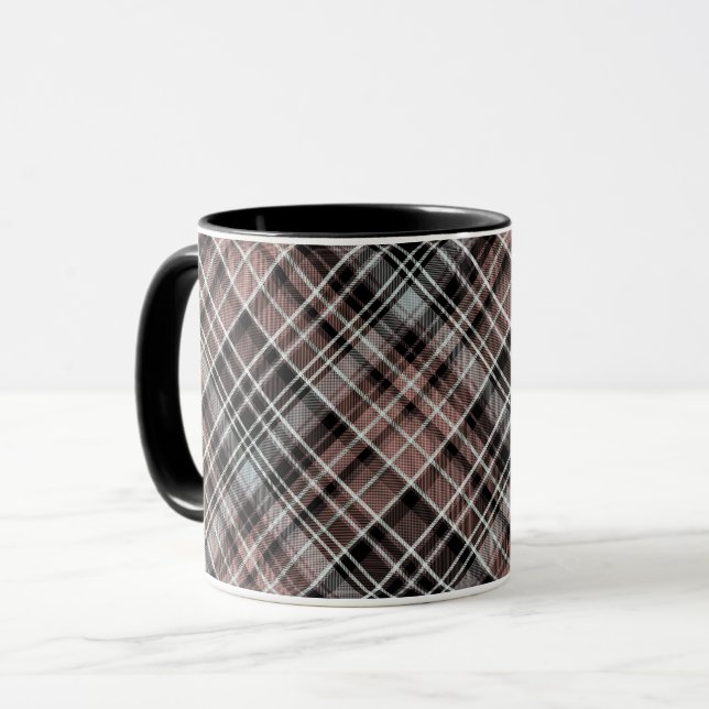 Mug Tartan plat classique (Devant gauche)