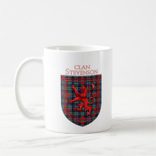 Mug Tartan Stevenson Plaid Écossais Lion Rampant