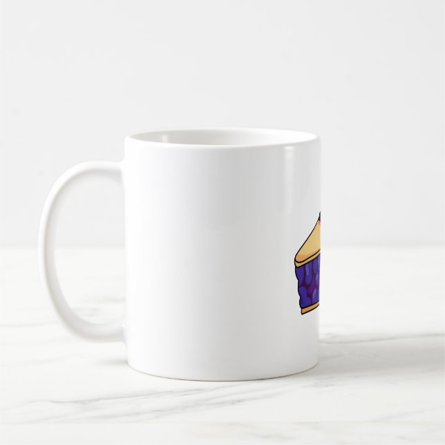 Mug Tarte aux myrtilles Kawaii (Gauche)