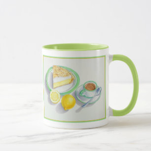 Mug Tarte de meringue de citron avec le café express