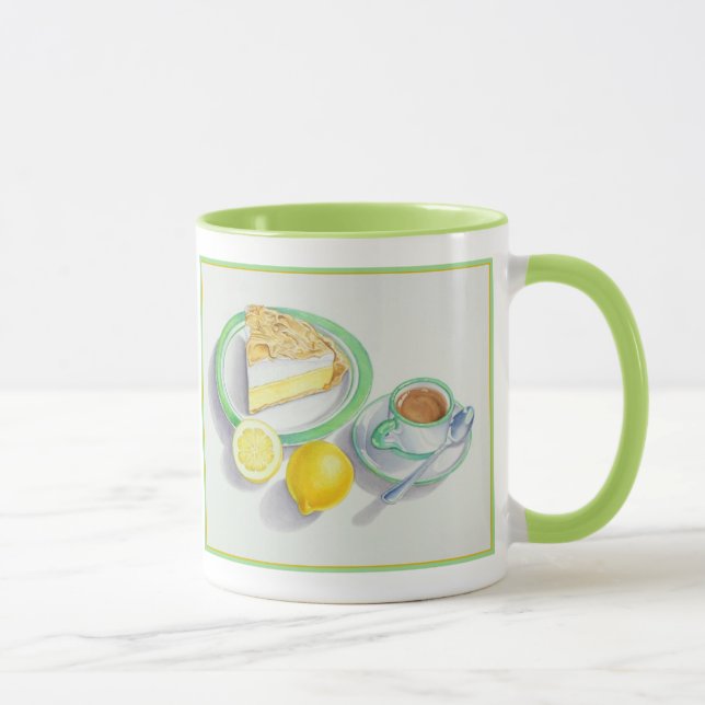 Mug Tarte de meringue de citron avec le café express (Droite)