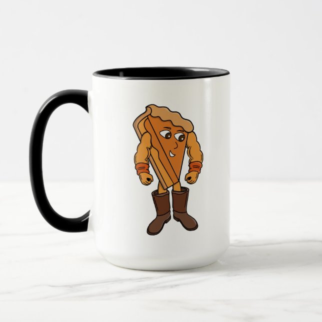 Mug Tarte Forte Portant Des Bottes (Gauche)