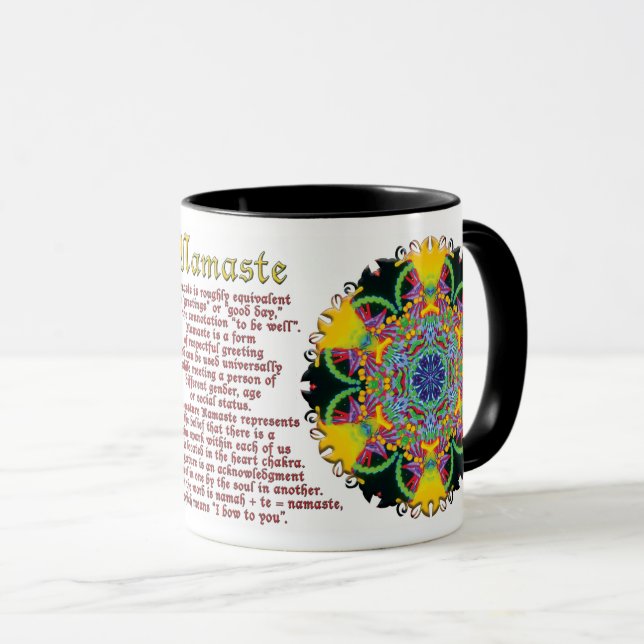 Mug Tasmanie Namaste (Devant droit)