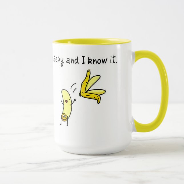 Mug tasse, banane, homme, Noël (Droite)