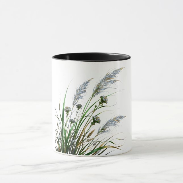 Mug "Tasse botanique dorée élégante" (Centre)
