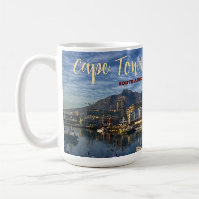 Mug Tasse Café Souvenir de Cape Town Paysage (Gauche)