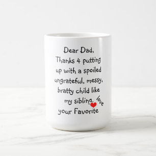 Mug Tasse/citation "cher papa "