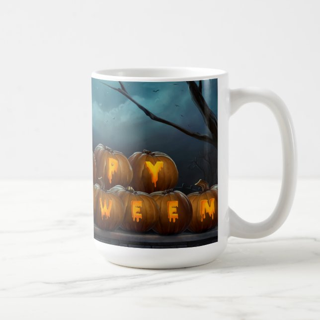 Mug Tasse/citrouille de Halloween (Droite)