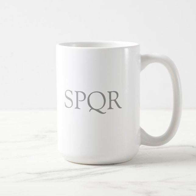 Mug "Tasse de café de SPQR " (Droite)
