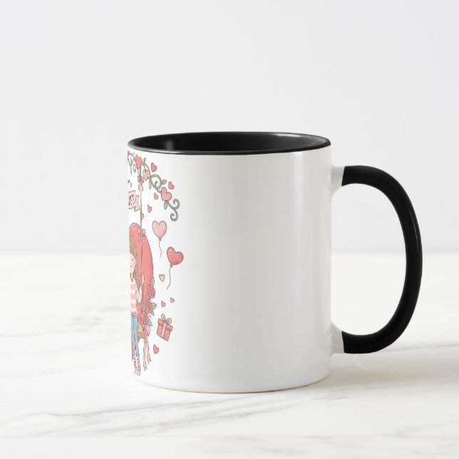 Mug 😊 "Tasse de la Saint-Valentin" 😊 (Droite)