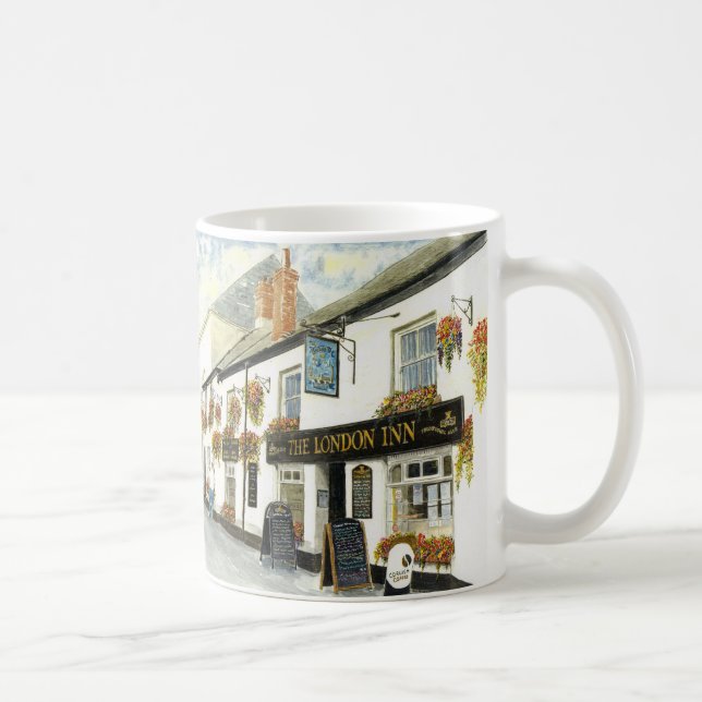Mug "Tasse de l'auberge de Londres (Padstow)" (Droite)