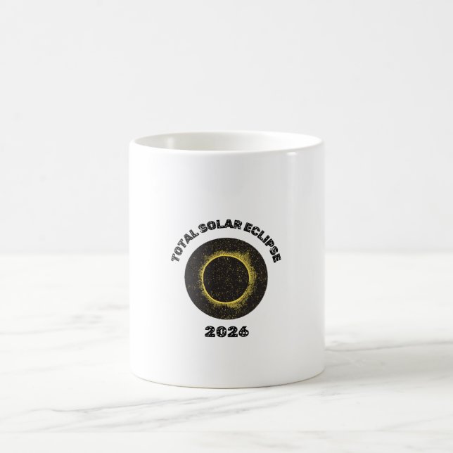 Mug Tasse Éclipse Totale de Soleil 2026 Totalité C (Centre)