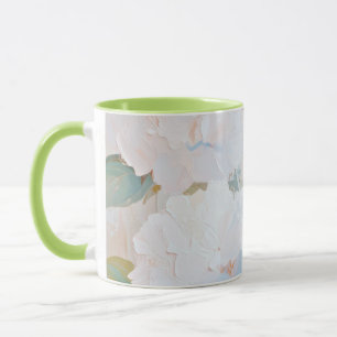 Mug Tasse, Image aquarelle abstraite d'hortensia