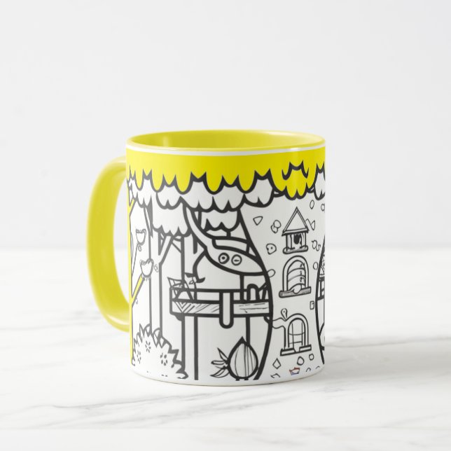 Mug Tasse,l'Harmonie de la Nature dans Chaque Gorgée (Devant gauche)
