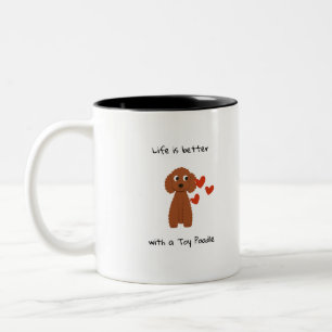 mug tasse mignon Caniche jouet