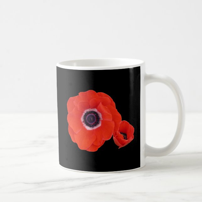 Mug Tasse, pavots cramoisis parfaits (Droite)