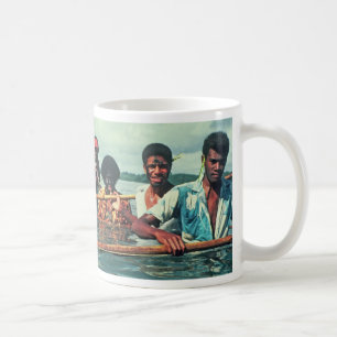 Mug Tasse, "pêchant au village de Naivuruvuru, Fidji