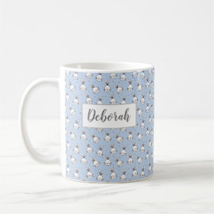 Mug Tasse personnalisé Lapins Blancs de Pâques
