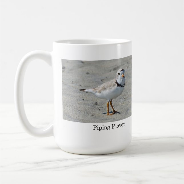 Mug Tasse, pluvier sifflant (Gauche)