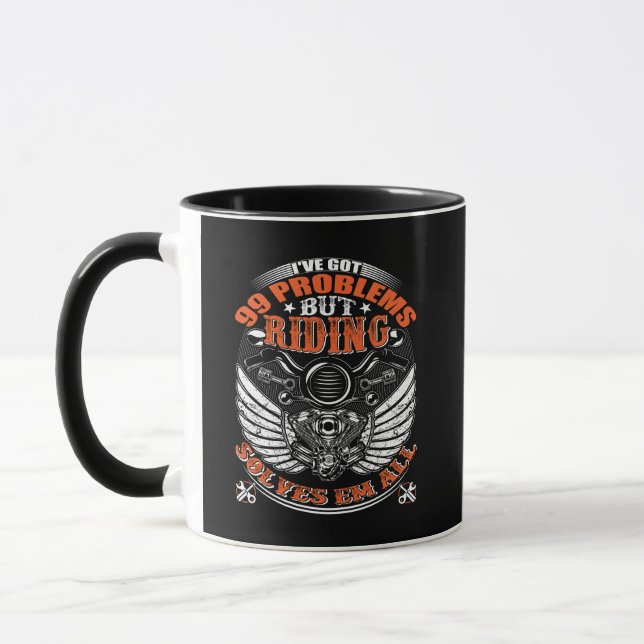 Mug Tasse, pour les passionnés de moto (Gauche)