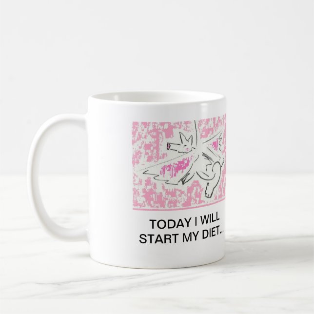 Mug Tasse. Quand les porcs volent je… (Gauche)