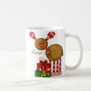 Mug Tasse-Rudolph le renne rouge de nez