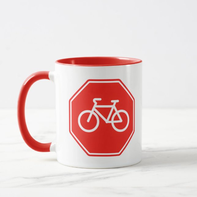 Mug Tassé Stop vélo (Gauche)
