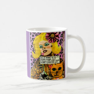 Mug Tasse-tout je veux faire doit boire du vin