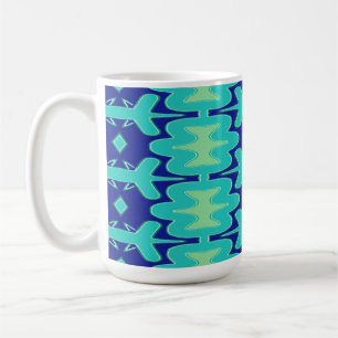 Mug Tasse, un design de motif transparent multicolore