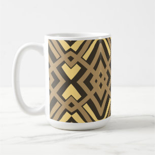 Mug Tasse, un motif géométrique multicolore vibrant de