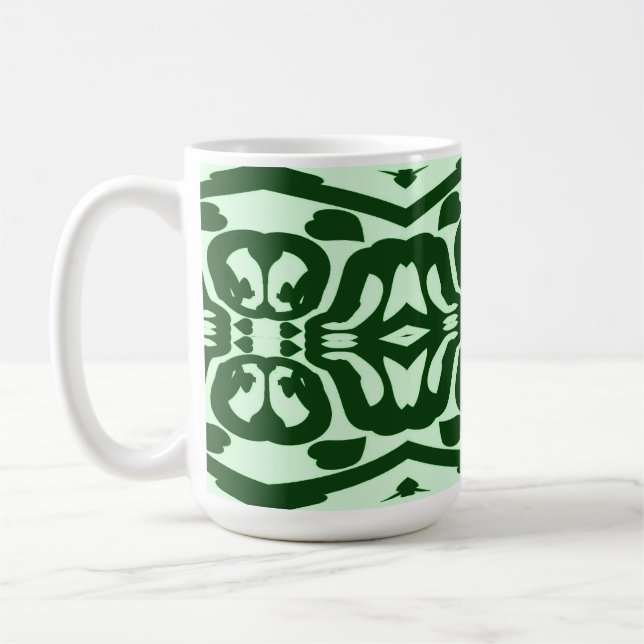 Mug Tasse, une conception créative de couleur verte cl (Gauche)