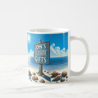 Mug tassecadeaujohnau bord de la mer